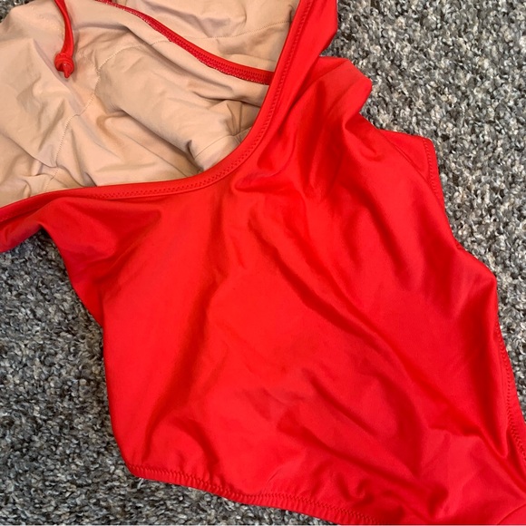 J.Crew V Neck Ruched One Piece Halter Swim Suit - Picture 10 of 13